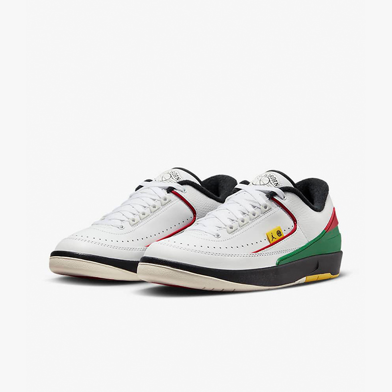 耐克减震防滑低帮复古篮球鞋男女同款白绿fn7686100