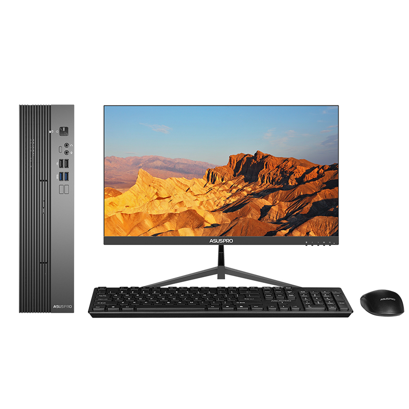 联硕弘道 DZ500SQ国产商用台式机 兆芯KX-U6780A/8G/256G SSD/银河麒麟系统试用版/24.5英寸