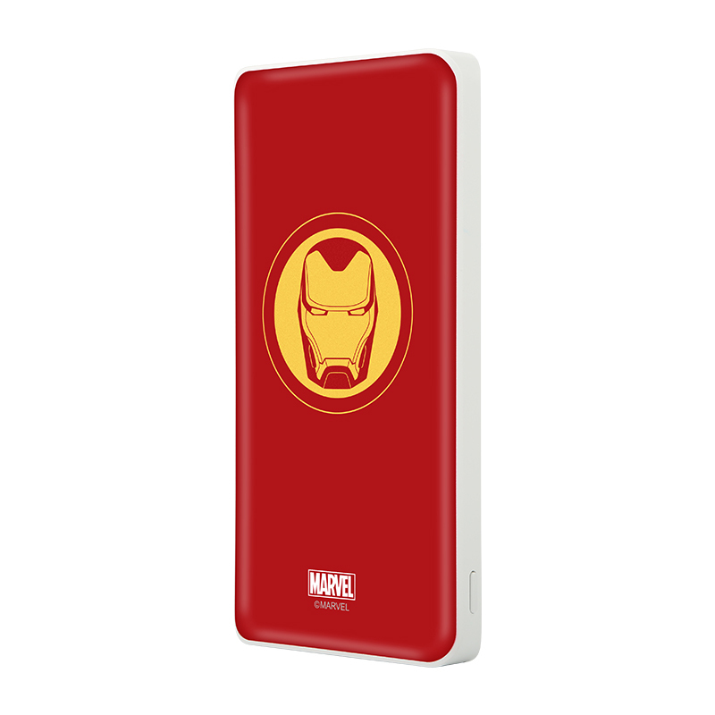 Marvel 漫威 移动电源10000m毫安 简约系列 充电宝-钢铁侠