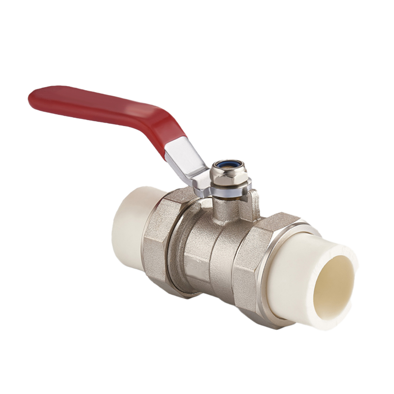 兴酉 PP-R双活接铜球阀 40*40 个高清大图