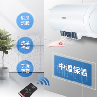 澳柯玛(AUCMA)电热水器家用大容量热水器遥控触摸储水式2100W速热热水器免费上门安装60C003D [60L容量]