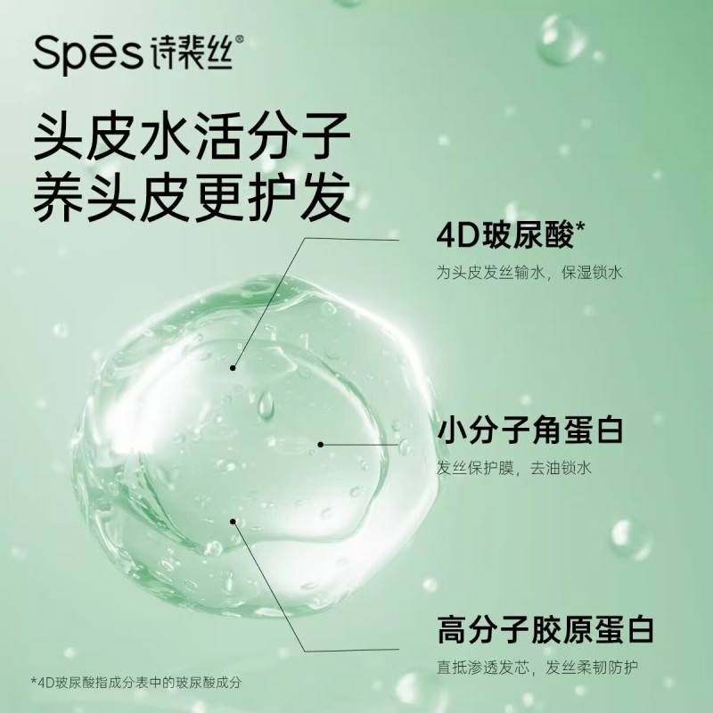 诗裴丝免洗洗发水 50ml高清大图