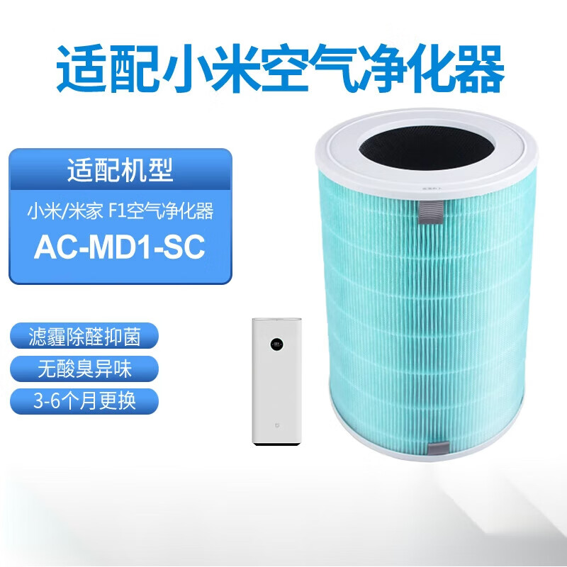 康诺适配米家空气净化器AC-MD1-SC复合滤芯