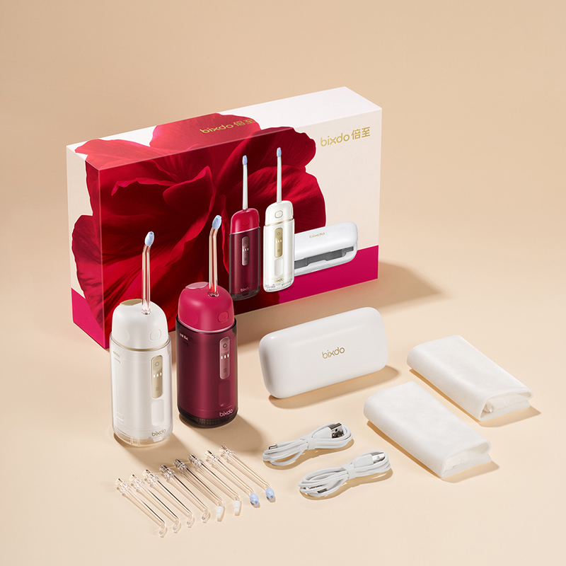倍至 便携式冲牙器A30 Pro/暖瓷白+blackpink+杀菌盒U50/山姆礼盒装