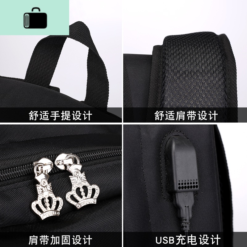 古着书包女初中学生韩版森系ins大容量高中校园bf原宿风小学双肩NEW LAKE女士双肩包高清大图