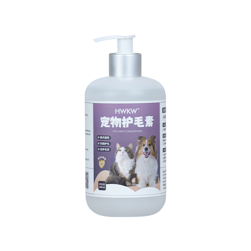 HWKW宠物护毛素500ml猫犬洗澡用狗狗小猫通用洗护柔顺毛发不打结高清大图