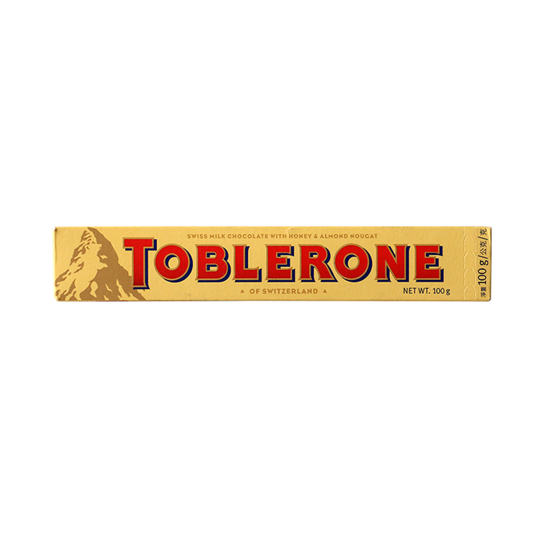 瑞士三角(Toblerone)牛奶巧克力含蜂蜜及巴旦木糖 100g/条高清大图