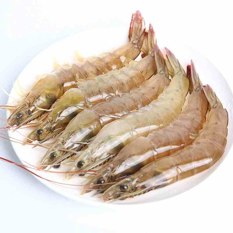 [五个农民]顺丰速运 青岛海捕大虾 带箱4斤装 14-16cm中号虾 个头饱满 肉质紧实