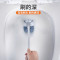 马桶刷家用无死角洗卫生间自清洁硅胶厕刷壁挂高尔夫厕所刷子神器