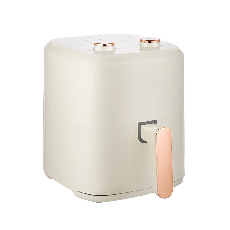 荣事达(Royalstar)空气炸锅家用全自动智能触控多功能煎炸锅自动旋转烤盘5升大容量RS-AF901米白色高清大图