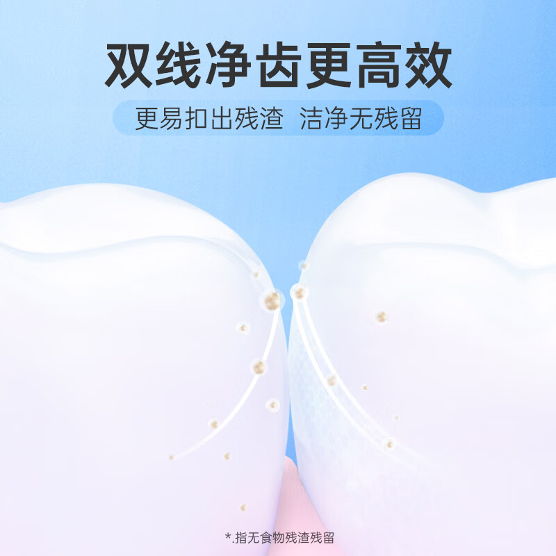 usmile 笑容加 小海马牙线双线清新牙线棒牙签50支(50支/盒)高清大图