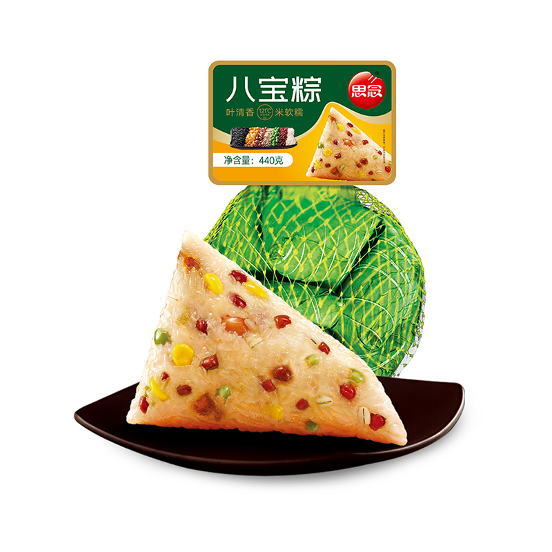 思念网兜粽八宝粽440g视频