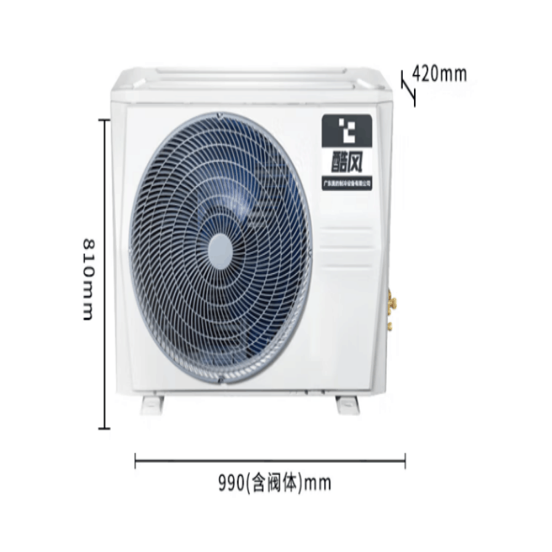 美的 酷风 5匹中央空调一拖一风管机GRD120T2W/BP2SN1Y-CF(3)图片