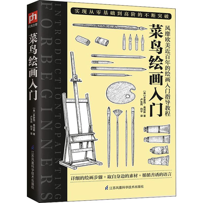 正版书籍 菜鸟绘画入 多萝西·弗尼斯 绘画爱好者自学教材 手绘素描基础入 简笔画手绘素描人物静物教材青少年绘画高清大图