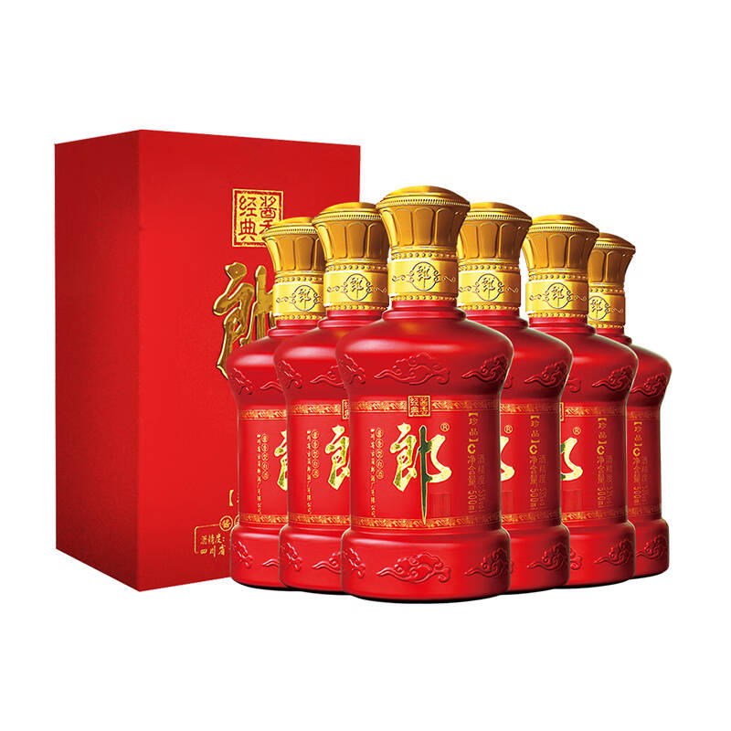 郎酒 绒布郎53度500ml 酱香型 新老版本年份随机