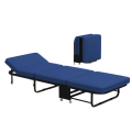优诗提念YSTN-WXY03 三折海绵5档调节折叠床（计价单位：把）深蓝色