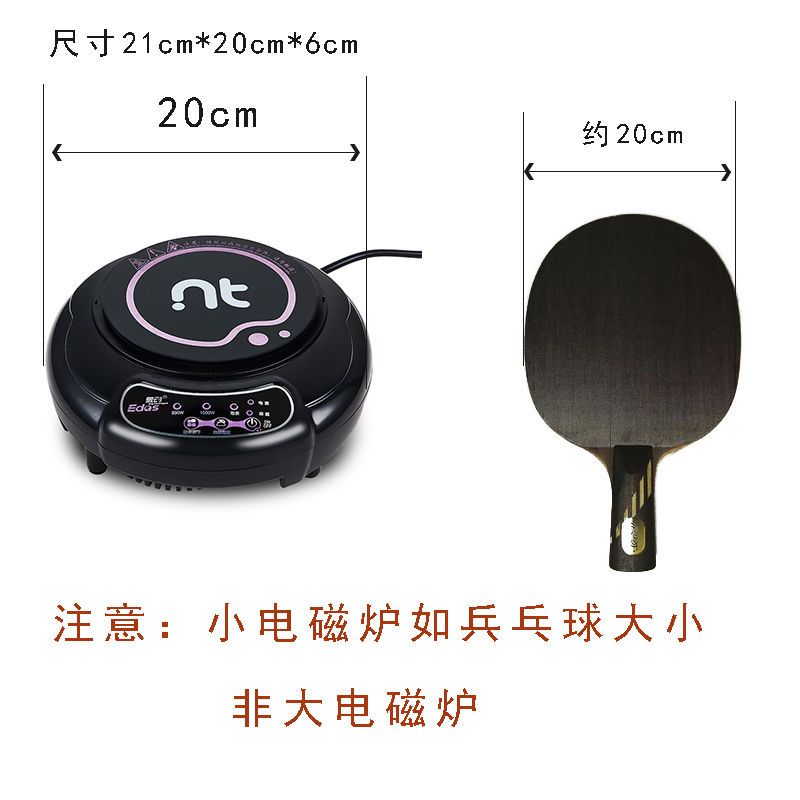 /h1迷你电磁炉小型电茶炉1000w两档调控学生宿舍火锅炉|H1+麦饭石奶锅带盖