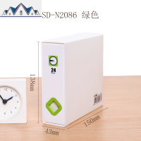 光盘收纳创意120片光盘CD盒碟片收纳包大容量DVD光碟片收纳箱塑料_1_624 1个装绿色能放24张光盘