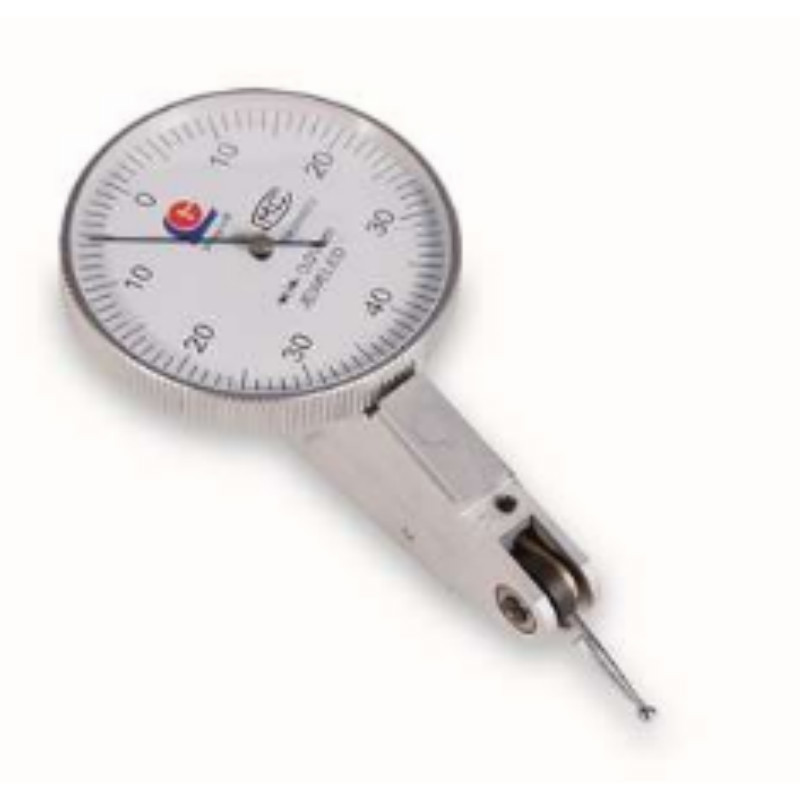 广陆322-211 杠杆百分表0-0.8mm 表盘读数0-100