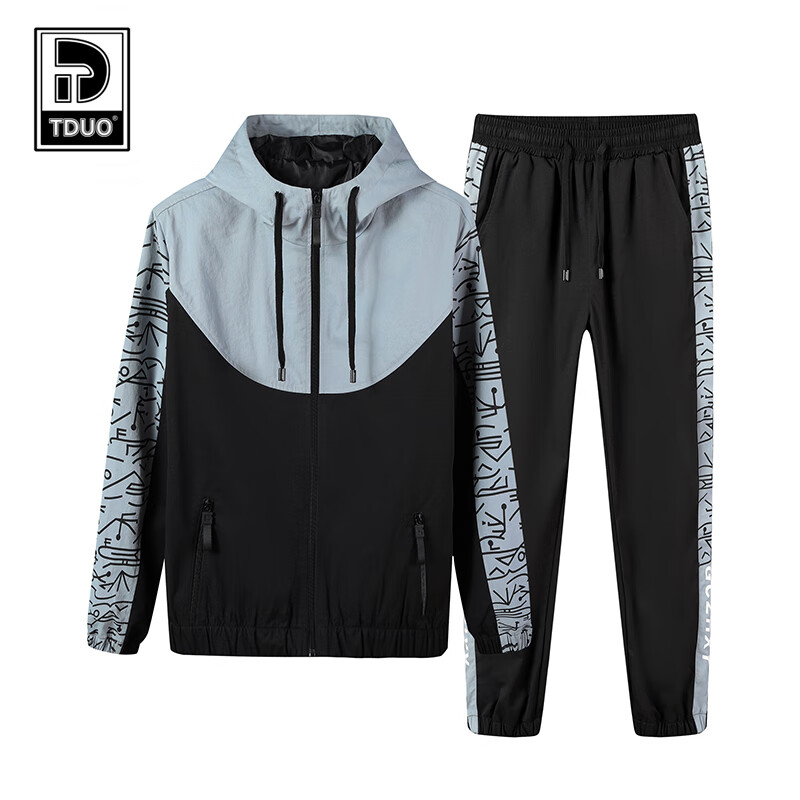 Tduo运动服 A16 套 浅蓝 4XL