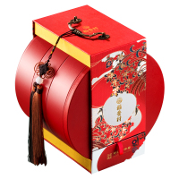 稻香村 大红灯笼多口味组合月饼840g 12枚 (盒)