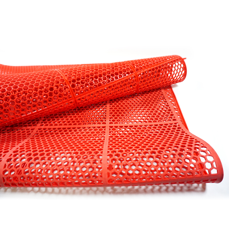 普拓塑 塑料镂空防滑垫 5*1200mm/卷高清大图