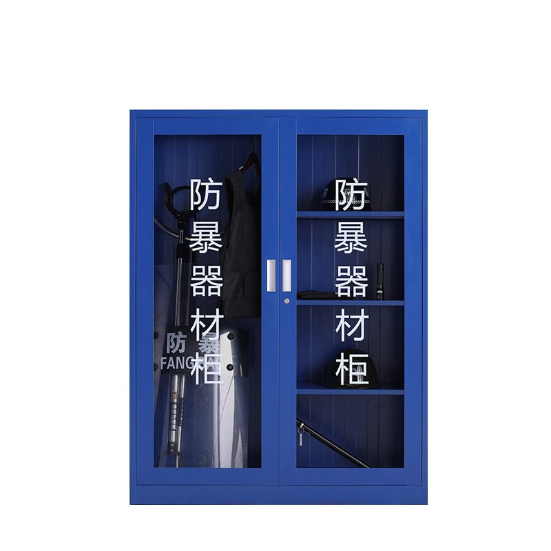 文灵防暴器材柜安保装备柜反恐安全器械柜应急柜防爆储存柜盾牌箱柜子