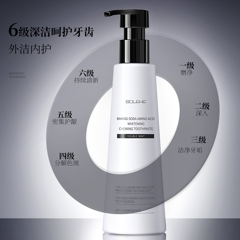 和风雨 小苏打氨基酸美白口香牙膏(海洋海盐)高清大图