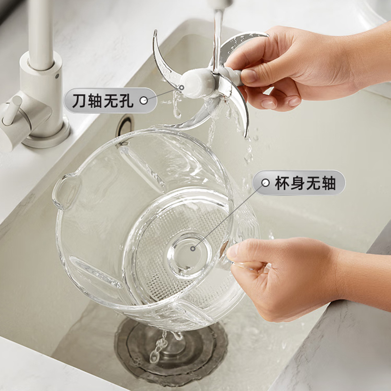 小熊搅拌机家用打肉饺子肉馅蒜蓉机QSJ-F03X2高清大图