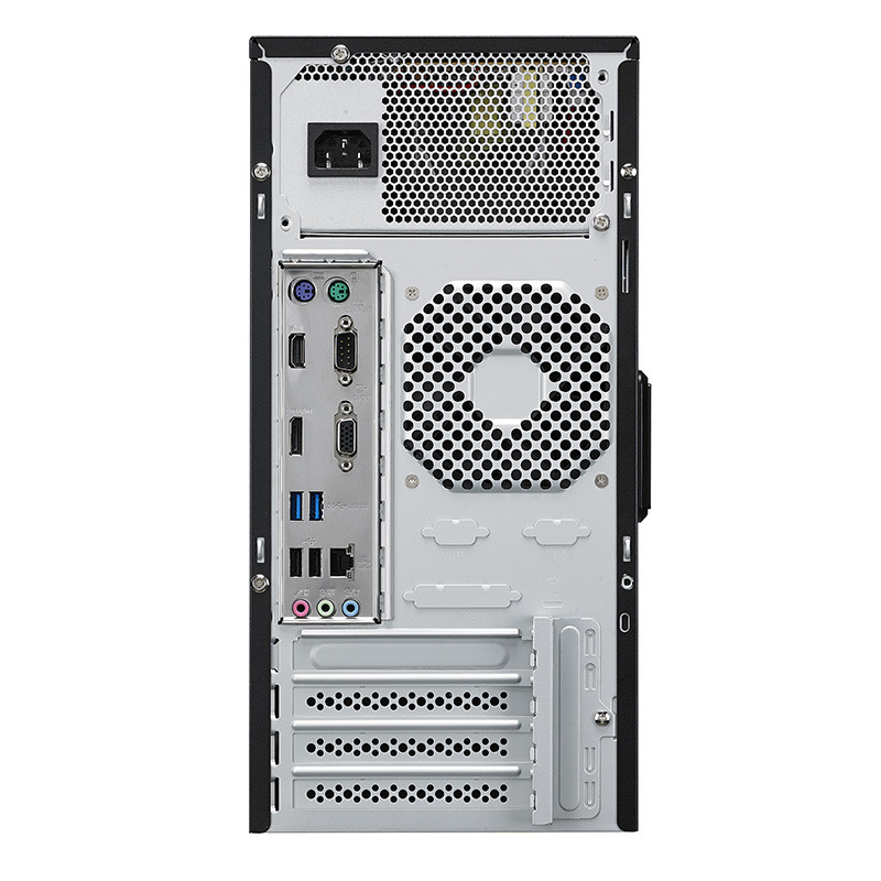 华硕(ASUS)D521MT商用台式机整机19.5英寸显示器(I3 6100 4G 500G+128G 黑 无系统)HH