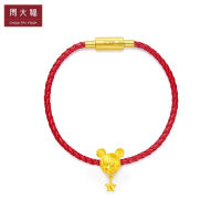 周大福 迪士尼经典系列 星星米奇 定价足金金转运珠/吊坠 1180元