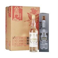 金门高粱酒白金龙500ml*658度礼盒包装清香高粱白酒