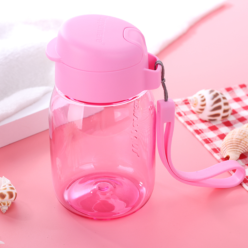 特百惠(Tupperware)嘟嘟CC企鹅杯350ml 便携防漏塑料水杯 创意学生儿童水杯(可选不带吸管)