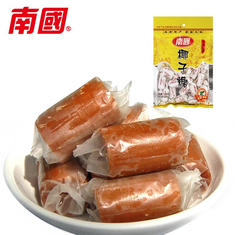 南国食品 糖果零食 传统大粒糖200g/袋