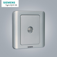 西门子(SIEMENS)开关插座 远景彩银系列宽频电视插座5TG01151CC122