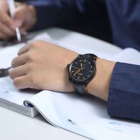 美度(Mido)手表瑞士 品牌舵手系列男士机械表 男 42mm黑盘皮带时尚 全自动机械男表 百米防水男士