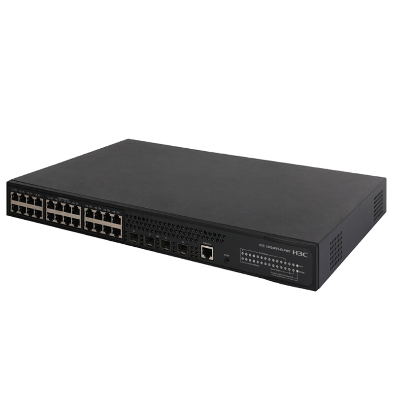 华三(H3C)S5024PV3-EI 24口 全千兆 二层Web网管企业级网络交换机机