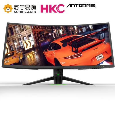 HKC ANTGAMER蚂蚁电竞ANT341UC 34英寸曲面电竞显示器