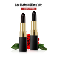 莱玫韩国墨鱼汁一次性染发笔 纯植物遮盖白发变黑发神器不伤头皮染发棒染发剂 黑色