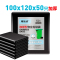 康乐洁K878环保型垃圾袋加厚100cmx120cmx50只/包大垃圾袋加厚黑色商用餐饮物业酒店环卫厨房用