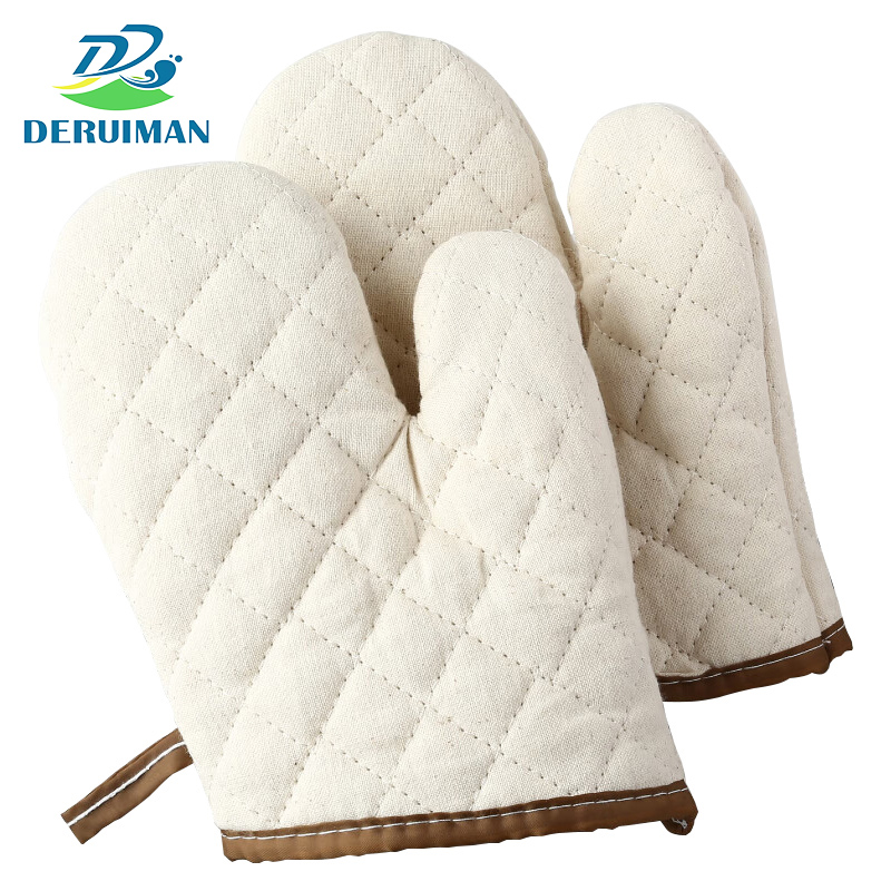 DERUIMAN加厚防烫手套微波炉烤箱隔热34cm烘焙手套