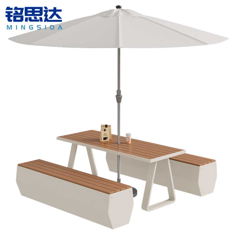 铭思达户外桌椅 1.4米带伞套