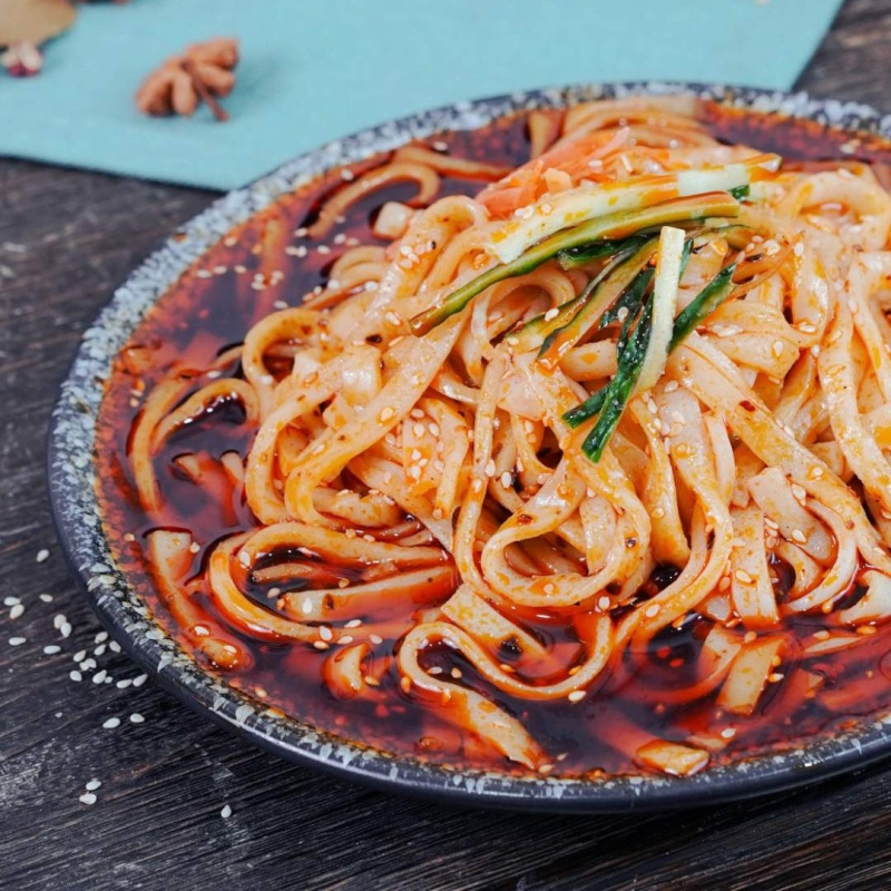 苏宁极物汉中米皮正宗开袋即食真空袋装特产手工做陕西凉皮免煮速食热