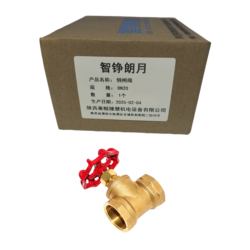 智铮朗月 铜闸阀 DN20 个高清大图