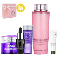兰蔻（lancome）化妆品套装/立体塑颜紧女士护肤旅行套装 5件(粉水400ml+洁面+立体水+精