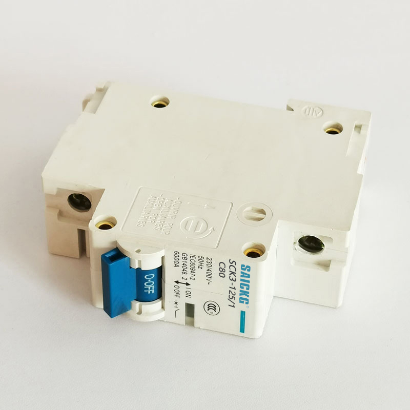 赛驰科技(SAICKG) SCK3-125/1 1P C80 低压空气开关 (单位台) 蓝白高清大图