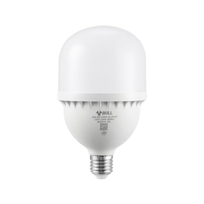 公牛 MQ-C040C-AS LED柱形灯40W球泡 白光6500K 螺口E27