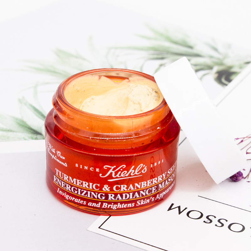 科颜氏Kiehl’s姜黄蔓越莓籽活力亮肤面膜14ml*2