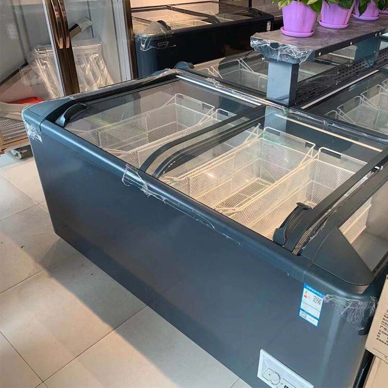 澳柯玛(AUCMA) 超市组合展示柜商超岛柜 卧式冰柜冰淇淋冷冻雪糕柜冷饮水饺丸子保鲜柜直柜IHF-D2209PA
