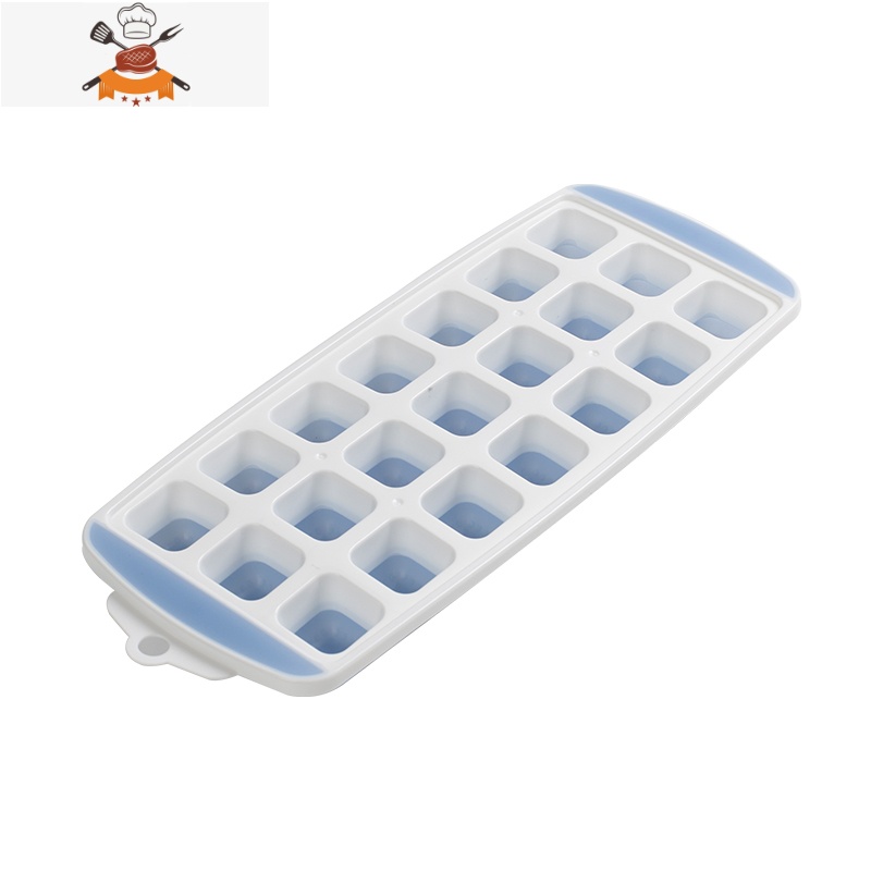 制冰模具冰粒冰格器家用冰块速冻器冰箱制冰盒商用带盖自制网红 敬平 [21格]粉色高清大图